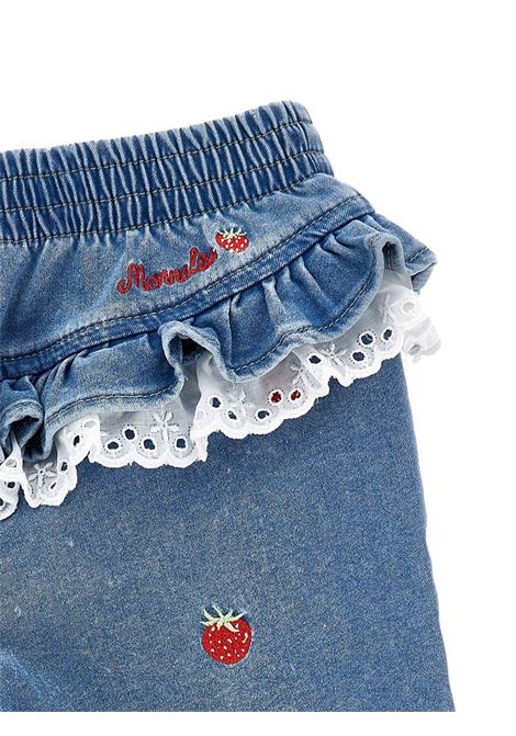 Jeans con ricamo MONNALISA KIDS | 39G410 70170062